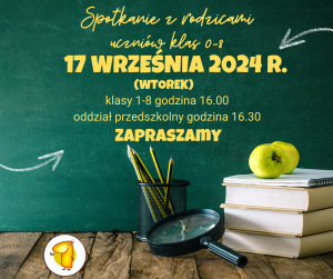 Read more about the article Zapraszamy na spotkania z rodzicami