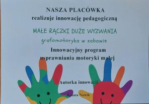 Read more about the article Innowacja pedagogiczna w oddziale przedszkolnym