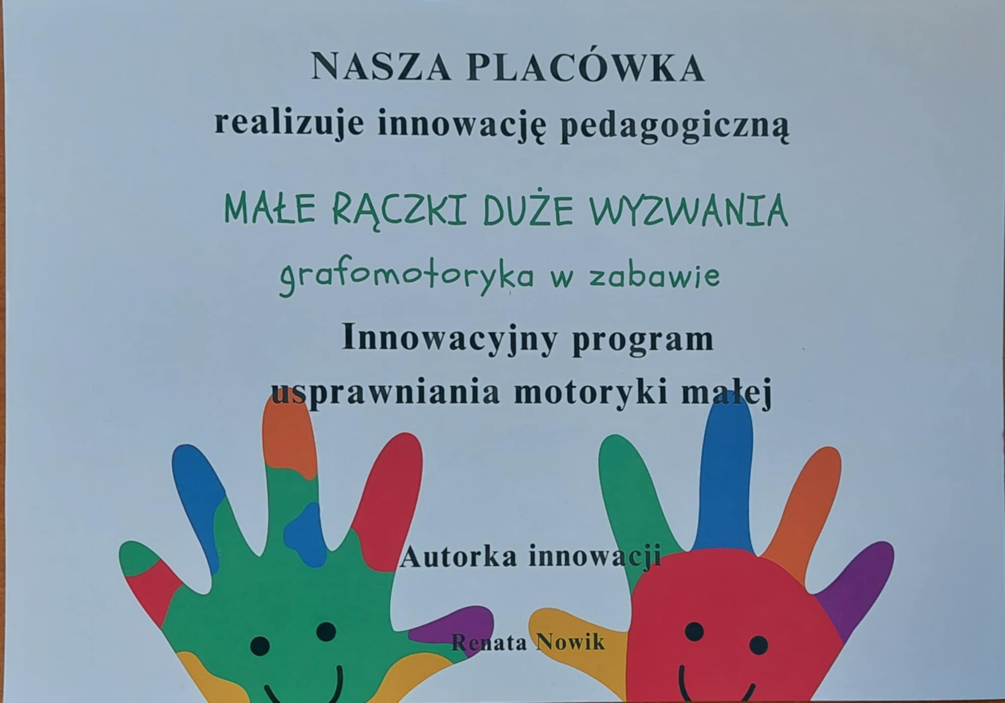 You are currently viewing Innowacja pedagogiczna w oddziale przedszkolnym