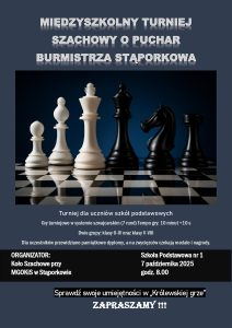 Read more about the article ♟️✨Międzyszkolny turniej szachowy! ♟️✨