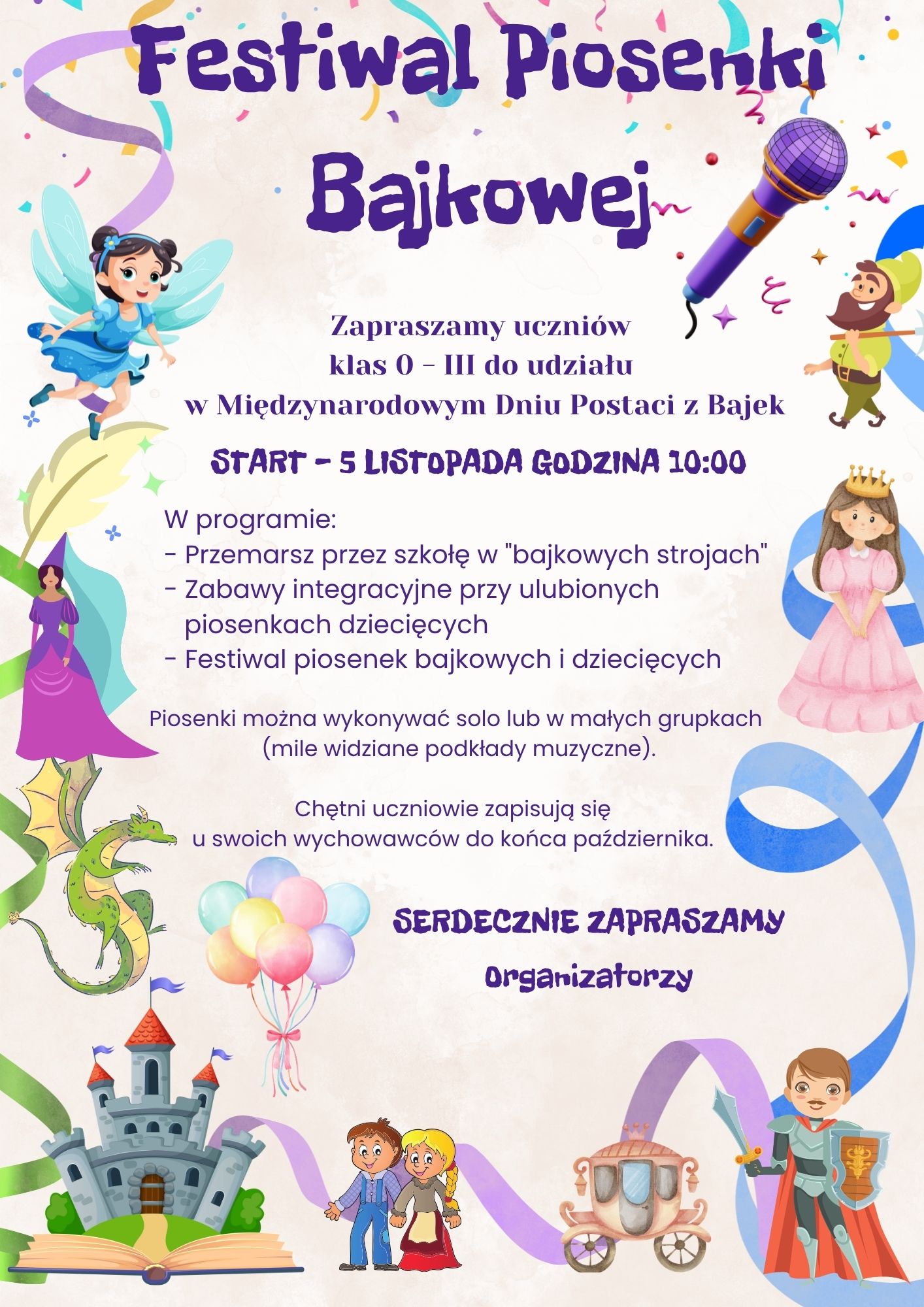 Read more about the article Międzynarodowy Dzień Postaci z Bajek