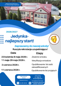 Read more about the article 📢 Rekrutacja uzupełniająca ruszyła!